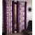 iLiv Kolaveri Purple Designer Eyelet Door curtain - 7feet