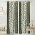 iLiv Border Green Jaleb Designer Door curtain - 7feet