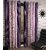 iLiv Chinar Purple Designer Eyelet Long Door Curtain - 9feet set of 2