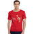 Incynk Wolverine Men RED Printed Half Sleeve Tshirt