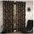 iLiv Jalebi Brown Designer Long Door Curtain - 9feet set of 2