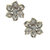 Anuradha Art Silver-Golden Finish Styled With Shimmering American Daimonds Earrings For Women/Girls