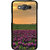 ifasho green Grass and purple flower at sunset Back Case Cover for Samsung Galaxy On 7 Pro