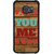 ifasho Quote On Love you and me Back Case Cover for Samsung Galaxy S6 Edge Plus