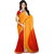 Karishma Orange Chiffon Printed Saree With Blouse