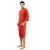 Imported Cotton Bathrobe (Red)- Full