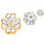 Spargz Floral Multi Piercing Earrings With AD Stone For Women AIER 615