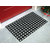 Home Decor Rubber Pin  mat In Black