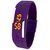 Unisex Silicone LED Bracelet Band Watch Purple