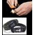 4 in 1 Rope Bracelet Flint Fire Starter Whistle Cutting Knife Paracord Gear BLACK
