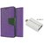 SAMSUNG S DUOS S7562  Mercury Wallet Flip Cover Case (PURPLE) With Otg Smart