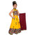Aarika Cotton Multicolour Girls Self Design Navratra Garbha Special Lehenga Choli and Dupatta Set