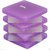 Atorakushon Smokeless Scented Star Purple Designer Cube Pillar Candles square candle for diwali