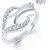 Sukkhi Silver Plated Cubic Zirconia (Cz) Silver Rings For-Women