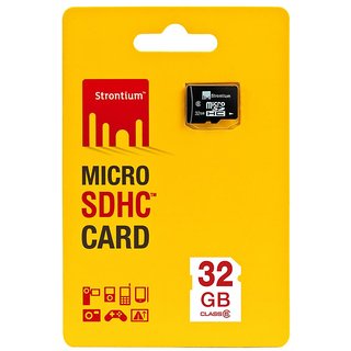 Buy Strontium 32GB Micro SD Memory Card Class 10 Online @ ₹499 from ...