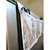 Goldcave Universal Plastic Brown Abstract Fridge Top Cover With 6 Pockets - Brown