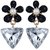 YouBella Jewellery Crsytal and Flower Design Earrings for Girls and Women-YBEAR31098