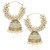 YouBella Pearl Gold Hoop Earrings For Women/Girls-YBEAR31070