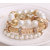 YouBella Presents L'amore Collection Pearl Studded Gold Plated Jewellery Bangle Bracelet for Girls and Women-YBBN91082