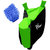 Ak Kart Black  Green Bike Body Cover With Microfiber Vehicle Washing Hand Cloth For Yamaha Fazer