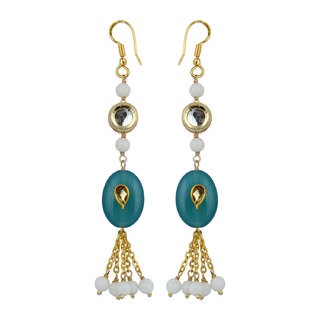                       Pearlz Ocean Delighting Jade Beads Earrings for Women                                              
