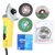 Yiking 4 inch Angle Grinder and Stone, Steel, Wood Cutter, Grinding Wheel