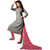 Khushali Presents Embroidered Lakda Jacquard Dress Material(Grey,Pink) BRCIR31004