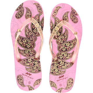 Buy Spunk Women's Pink Flip Flops 