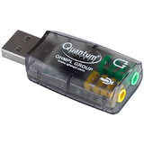 USB Sound Card Adapter USB 3D Virtual 5.1 Stereo MIC PC Desktop Laptop