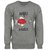 HAIG-DOT Unisex Grey Milange Round Neck Sweatshirt