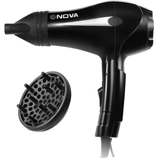 Buy Nova Foldable Professional NHP 8201 Hair Dryer(Black) Online @ ₹1995  from ShopClues
