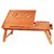 Skyshop - Hi5Bazar Hi5Lt003 Solid Wood Portable Laptop Table (Finish Color - Brown)