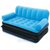 Skyshop - Airsofa 5 In 1 Air Bed Blue Pp Mattress Lounge Seat Couch Carbed With Free Electric Pump Pp 3 Seater Inflatable Sofa (Color - Blue)