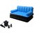 Skyshop - Airsofa Cum Bed 5 In 1 Pvc Air Multipurpose Sky Blue Pp Doublebed Kids Sleeping Mattress Travel Lounge Seat Couch Carbed With Electric Pump Pp 3 Seater Inflatable Sofa (Color - Blue)