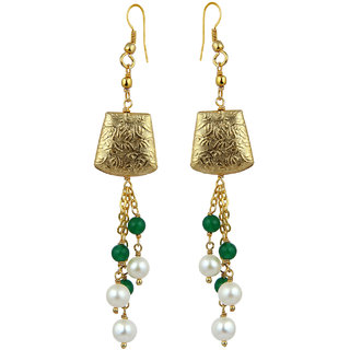                       Pearlz Ocean Attractive 3 inches Pearl Earrings For Women                                              