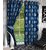 Set of 2  Multi Color (BLUE) Luxurious Windows Curtains from the house of LIVEIN FURNISHING STUDIO- Length 5ft Width 4ft