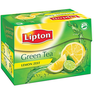 Buy Lipton Green Tea Lemon Zest, 25 Tea Bags Online @ ₹105 ...