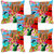 meSleep Happy Dussehra Multi Color  Digital Printed Cushion Cover (16x16)-Set Of 5