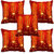 meSleep Brown Happy Diwali Digitally Printed Cushion Cover (16x16)-Set Of 5