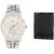 Crude Smart Combo Analog Watch-rg195 With Leather Wallet