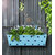 Polka Dot Rectangle Planter Blue