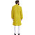 Even Yellow Linen Long Casual Kurta for Men