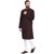 Even Maroon Cotton Long Casual Kurta for Men
