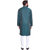 Even Green Polyester Long Casual Kurta for Men