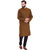 Even Brown Cotton Long Casual Kurta for Men
