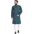 Even Green Polyester Long Casual Kurta for Men