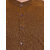 Even Brown Cotton Long Casual Kurta for Men