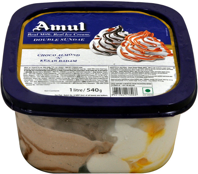 Buy Amul Ice Cream Choco Kesar 750 Ml Online 148 From Shopclues