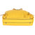 Kleio Designer Metal Bow Fringe Sling Bag (Yellow)