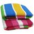 Xy Decor Cotton 400 GSM Multicolor Bath Towel 120cm*60cm Set of 3